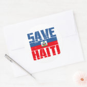 SAVE HAITI RONDE STICKER (Envelop)
