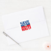 SAVE HAITI RONDE STICKER (Envelop)