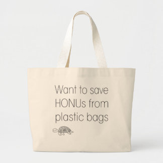 Save Honu Grote Tote Bag