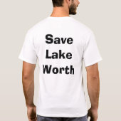 Save Lake Worth T-shirt (Achterkant)
