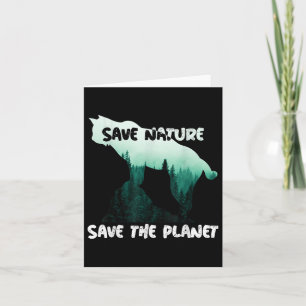 Save Natuur Save Planet Milieubescherming Kaart