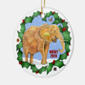 Save Nosey Now 1er ornement de Noël annuel. (Gauche)