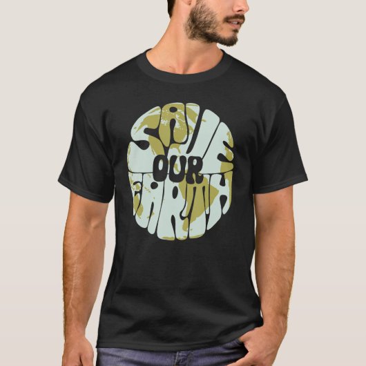 Save our Earth Climate Change 2 T-shirt (Voorkant)