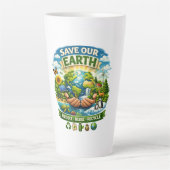 Save Our Earth Eco Friendly Design mug (Devant)