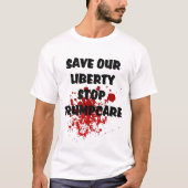Save Our Liberty Stop Trumpcare Mens Basic T-Shirt (Devant)
