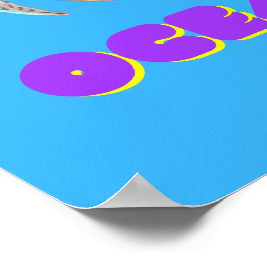 Save Our Ocean Turtle  Poster (Hoek)