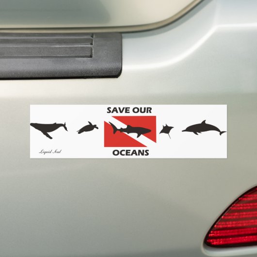 Save Our Oceans - Sticker (En voiture)