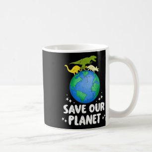 Save Our Planet Dinosaur Kinder Schattigee Dag van Koffiemok