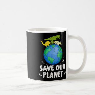 Save Our Planet Dinosaur Kinder Schattigee Dag van Koffiemok