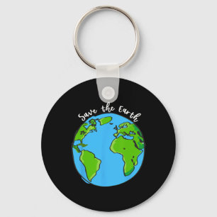 Save Our Planet Earth Day T Shirt voor kinderen en Sleutelhanger