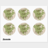 Save Our Planet — stickers USA (Feuille)