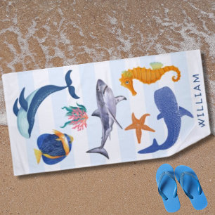 Save Our Seas Bedreigde Zeedieren Kinderen Strandlaken