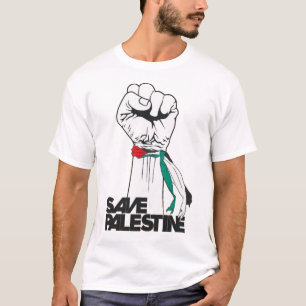 Save Palestina, Support Palestina Vuist T-shirt