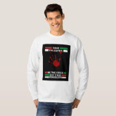 Save Palestine Mannen | Vrij Palestina T-shirt (Voorkant volledig)