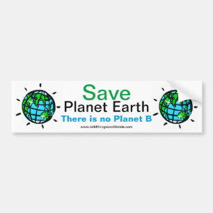 Save Planet EARTH - Klimaatverandering - Bumpersticker