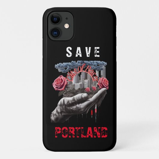 "Save Portland" iPhone / iPad hoesje (Achterkant)