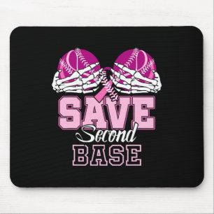 Save Second 2nd Byse Fun Bysebyll Borstkanker AW Muismat