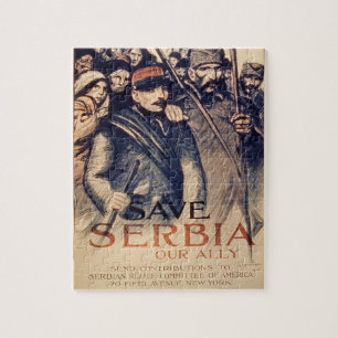 'Save Servië Our Ally', poster, 1915 (litho) Legpuzzel
