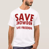 SAVE SNOWDEN T-SHIRT (Voorkant)
