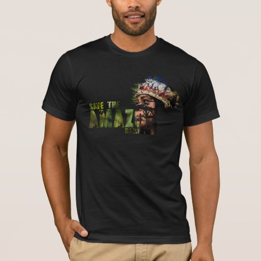 Save The Amazon Rainforest T-shirt (Voorkant)