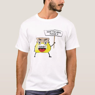 Save The Bees - Activisme Oproep Door Honing Karak T-shirt