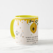 Save the Bees Inspirational Bee Honey Lover Gift  Mok (Voorkant links)