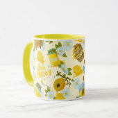 Save the Bees Inspirational Bee Honey Lover Gift  Mok (Voorkant links)