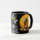 Save the Bees Inspirational Bee Honey Lover Gift  Mok (Voorkant rechts)