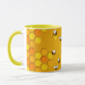 Save the Bees Inspirational Bee Honey Lover Gift  Mok (Links)