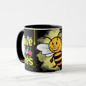 Save the Bees Inspirational Bee Honey Lover Gift  Mok (Voorkant links)