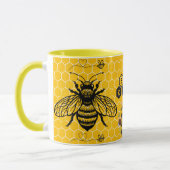 Save the Bees Inspirational Bee Honey Lover Gift Mok (Links)
