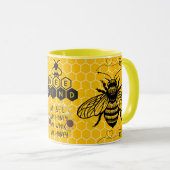 Save the Bees Inspirational Bee Honey Lover Gift Mok (Voorkant rechts)
