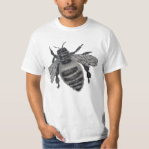 Save the Bees: Realistic Hand-Drawn Honey Bee Art