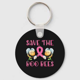 Save the Boo Bees Breast Warrior Survivor A Sleutelhanger