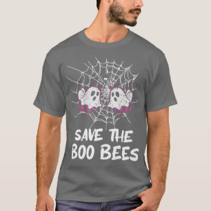 Save The Boo Bees Funny Breast Cancer Awareness Ha T-shirt