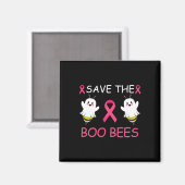 Save The Boo Bees Halloween Leuke Borstkanker Awar Magneet (Voorkant / Achterkant)