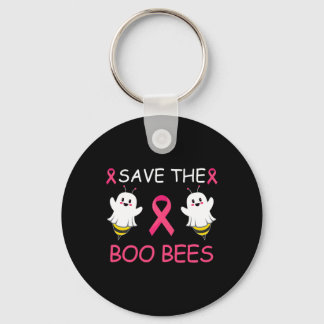 Save The Boo Bees Halloween Leuke Borstkanker Awar Sleutelhanger