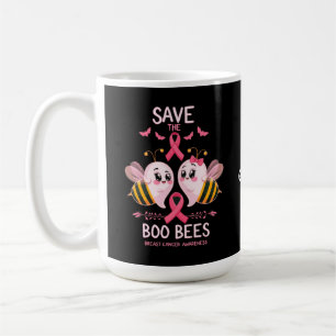 Save The Boo Bijen Borstkanker Vrouwen Halloween Koffiemok