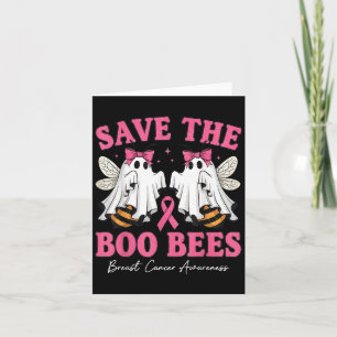 Save The Boo Ghost Bijen Borstkanker Bewustzijn Wo Kaart