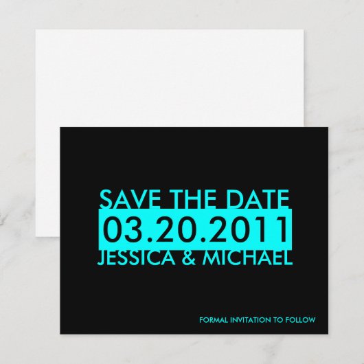 Save the Date (Voorkant / Achterkant)