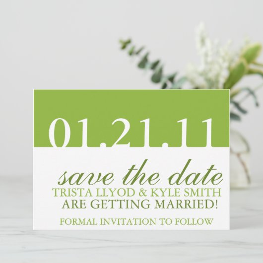 Save the Date (Staand voorkant)