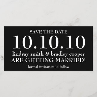 Save the date