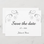 Save the date (Devant / Derrière)