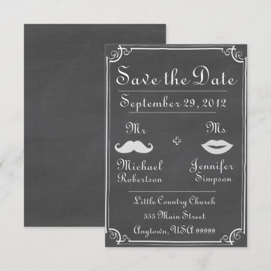 Save the Date (Voorkant / Achterkant)