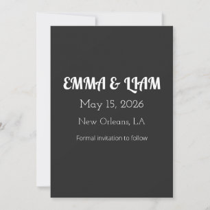 SAVE THE DATE