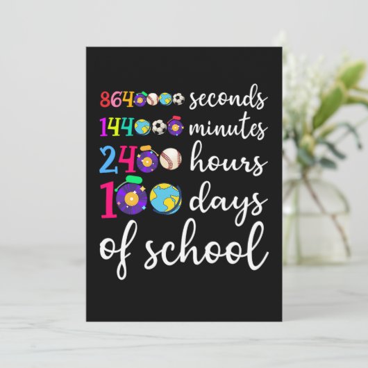 Save The Date 100 Jours D'École 2400 Heures 144000 Minutes (2).P (Debout devant)