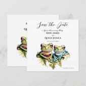 Save The Date 10 ans de mariage Jardin Fête décontractée (Devant / Derrière)