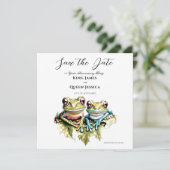 Save The Date 10 ans de mariage Jardin Fête décontractée (Debout devant)