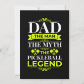 Save The Date 13.Dad The Man The Myth The Pickleball Legend (Devant)