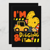 Save The Date 14.Camions de construction pour un camion de const (Devant / Derrière)